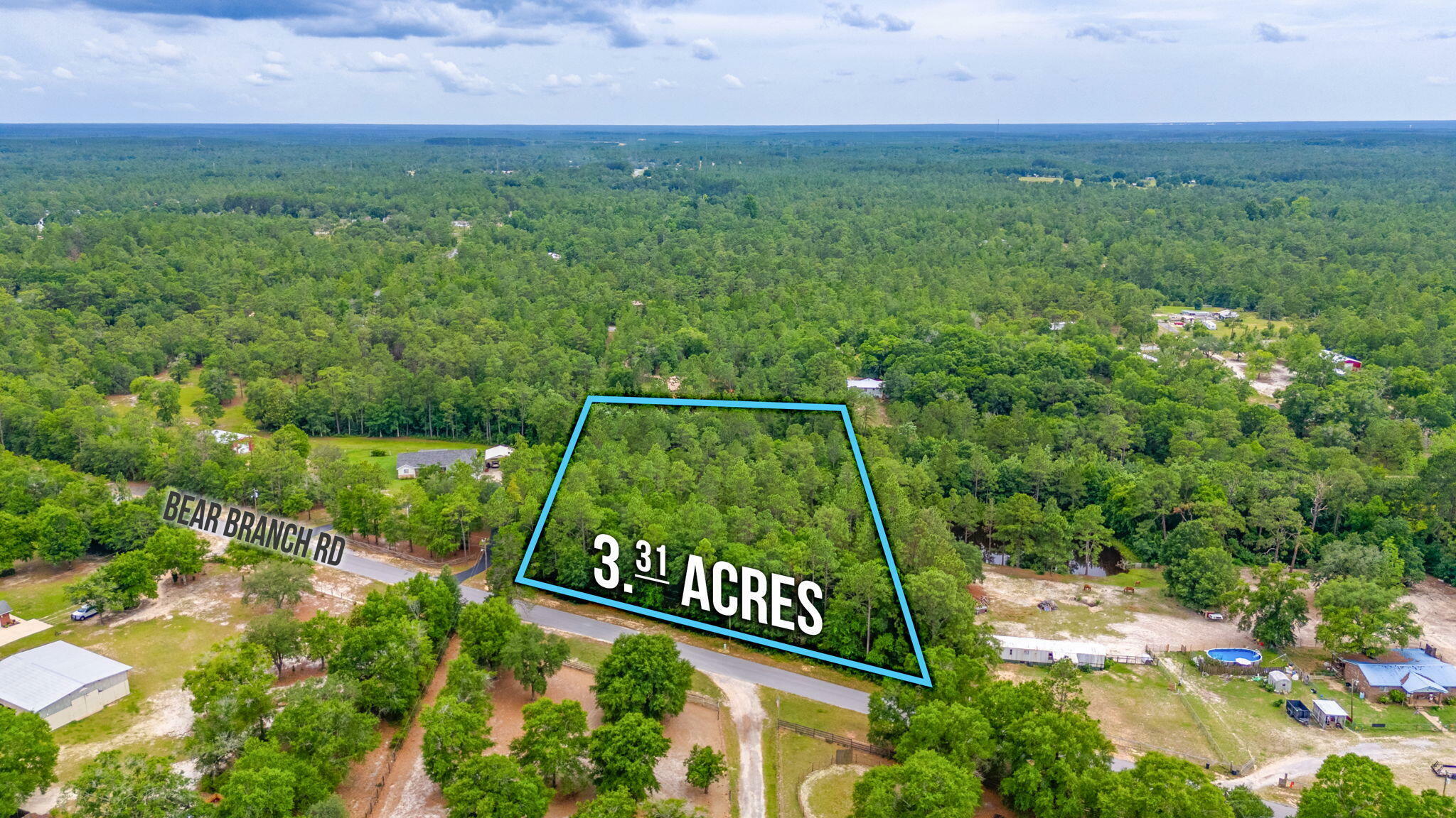 Property Photo:  3.31 Acres Bear Branch Road  FL 32539 
