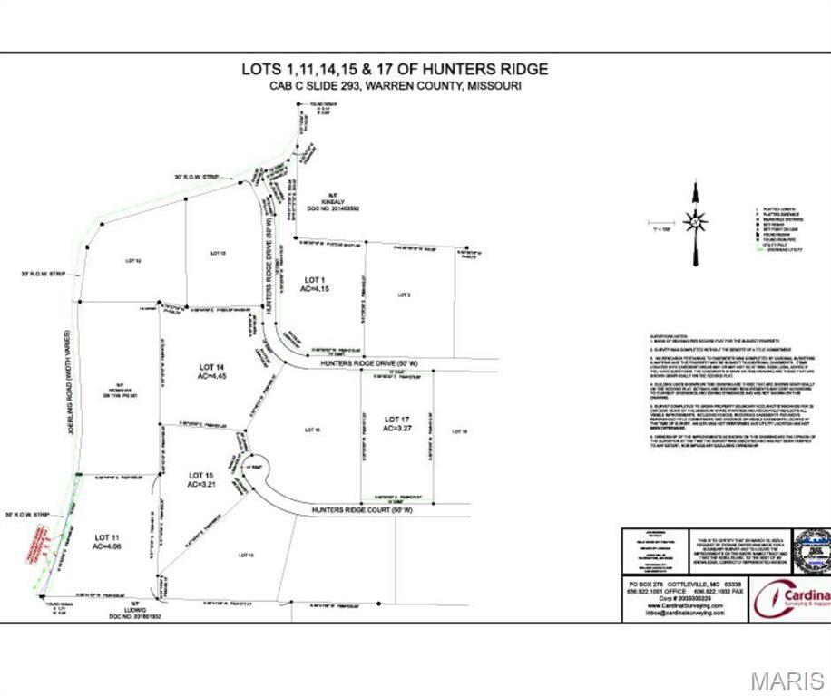 Property Photo: Lot 11 And Lot 15 Hunters Ridge MO 63357