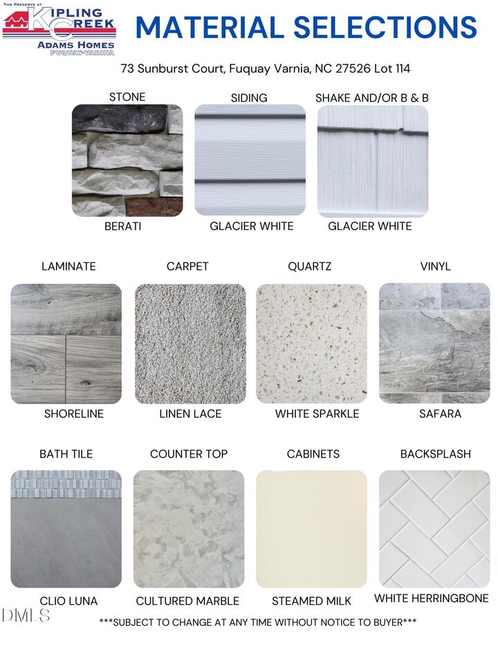 Property Photo: 73 Sunburst Court NC 27526