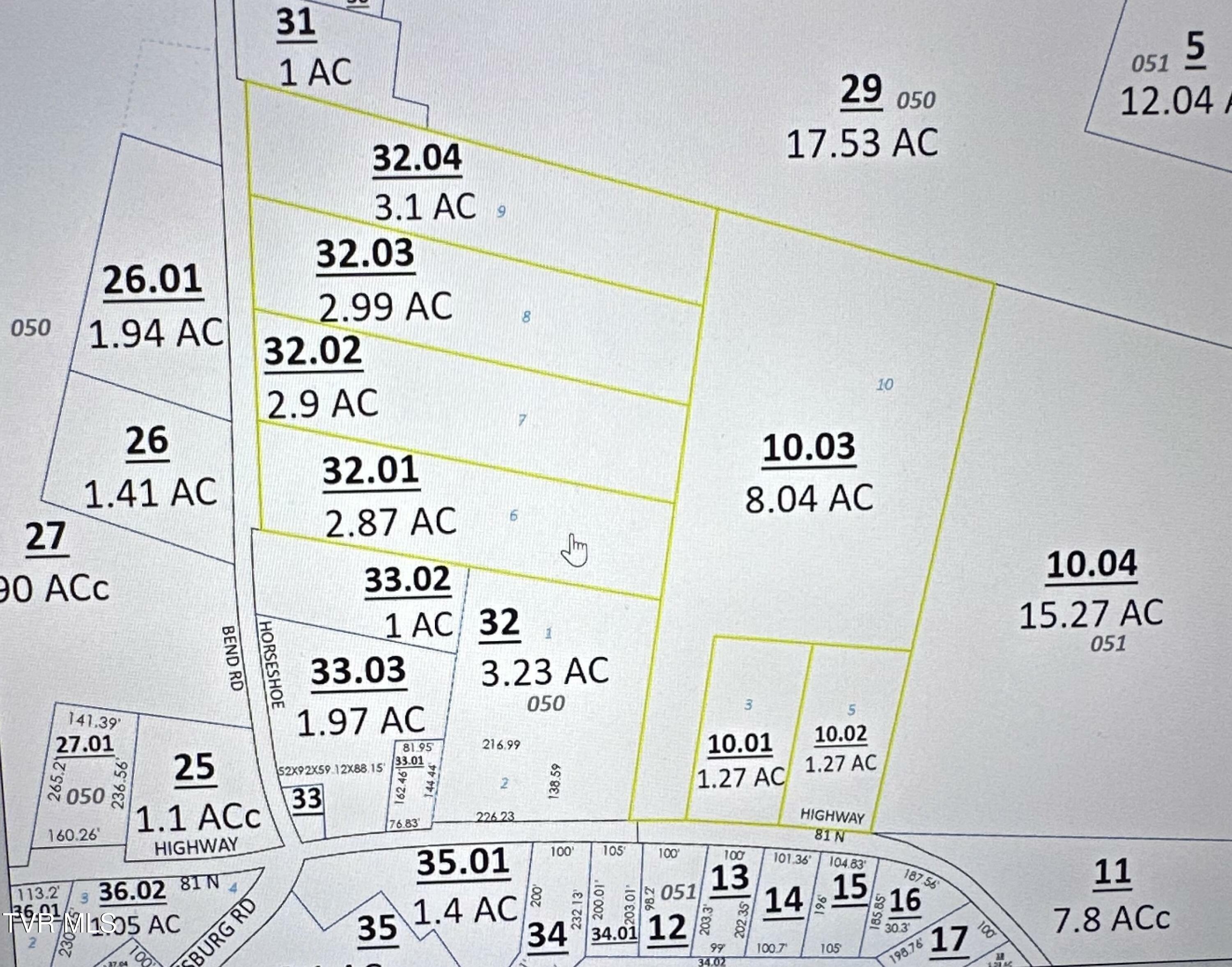 Property Photo: Lots 8-10 Mahoney Property, Hwy 81 N TN 37659