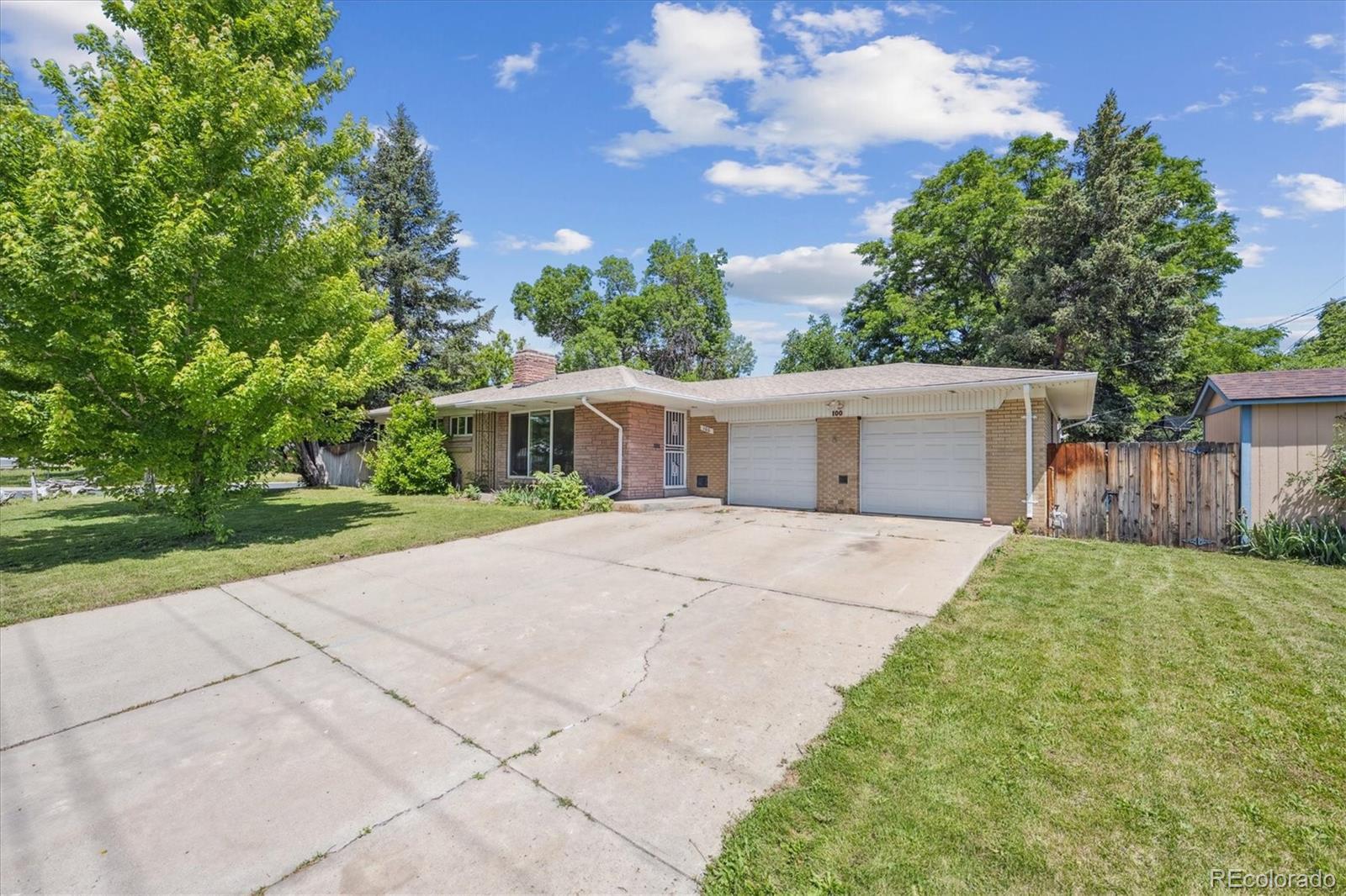 Property Photo: 100 Dudley Street CO 80226