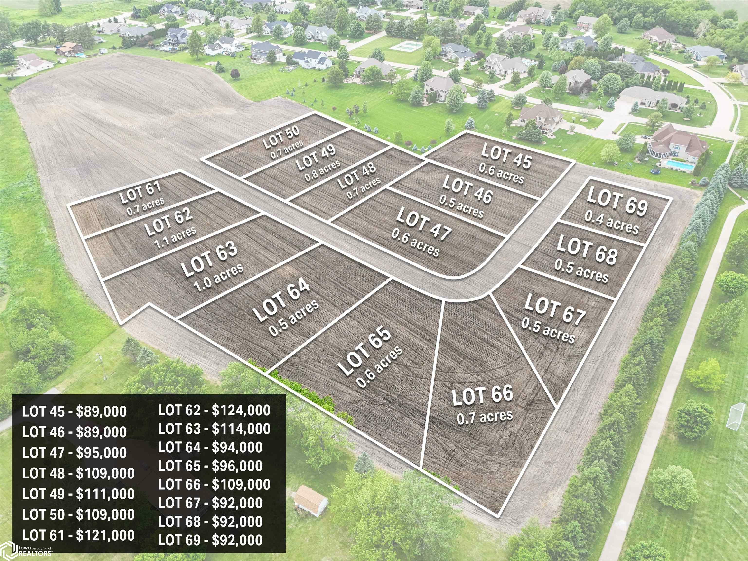 Property Photo: Lot 61 Stonebriar Drive IA 52601