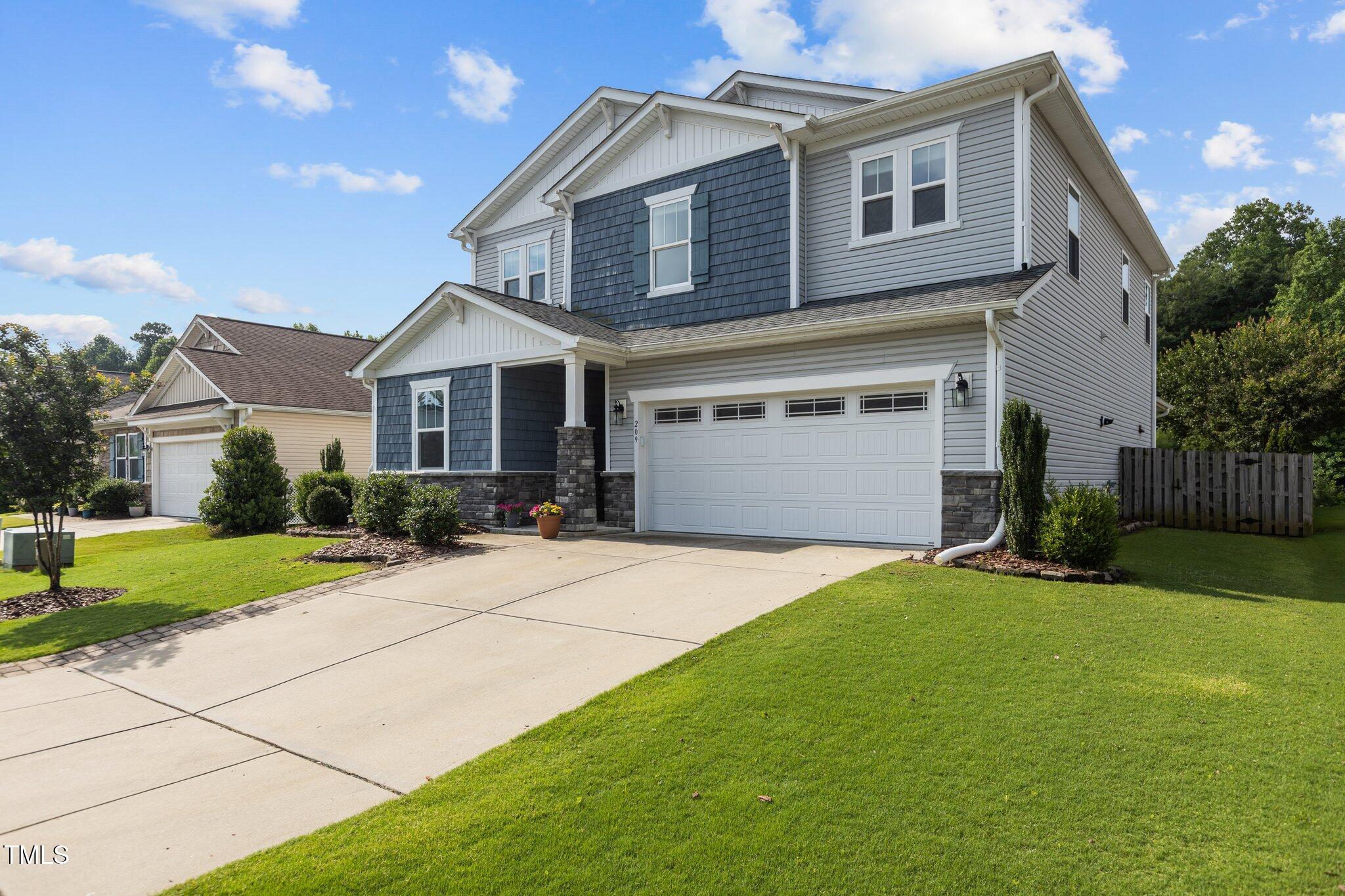 Property Photo: 209 S Harrison Place Lane NC 27526
