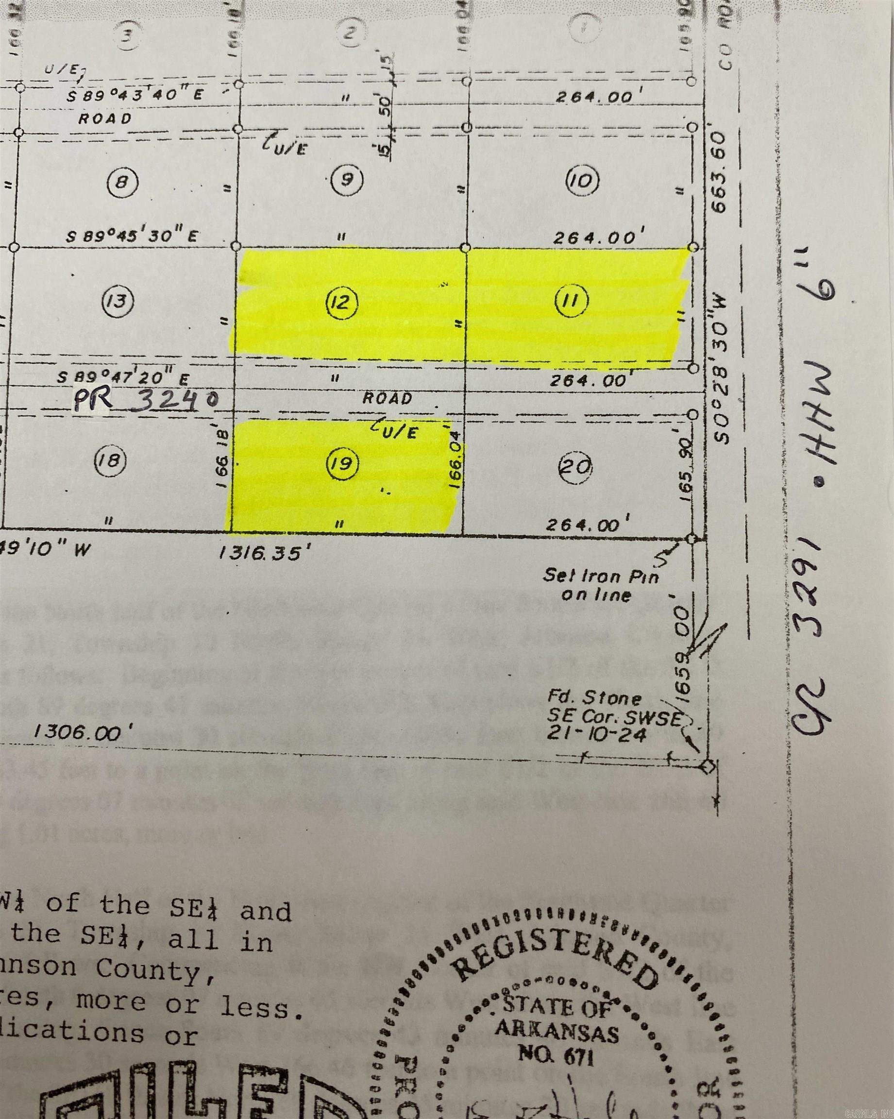 Property Photo: 1 Acre +/- Off Pr 3240 (Lot 11) AR 72830