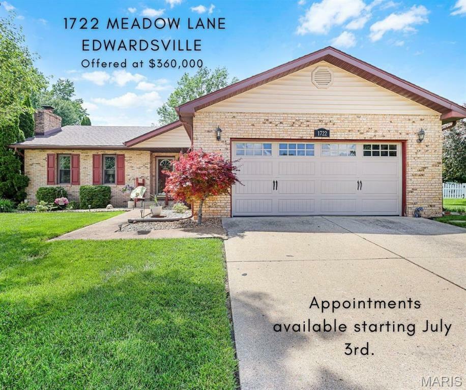 Property Photo: 1722 Meadow Lane IL 62025
