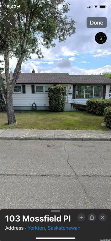 Property Photo: 103 Mossfield Place SK S3N 2R1