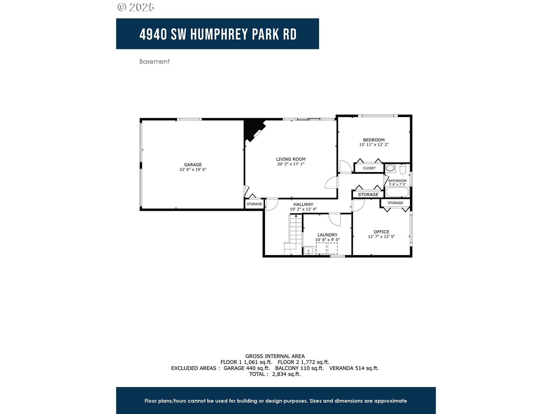 Property Photo: 4940 SW Humphrey Park Rd OR 97221