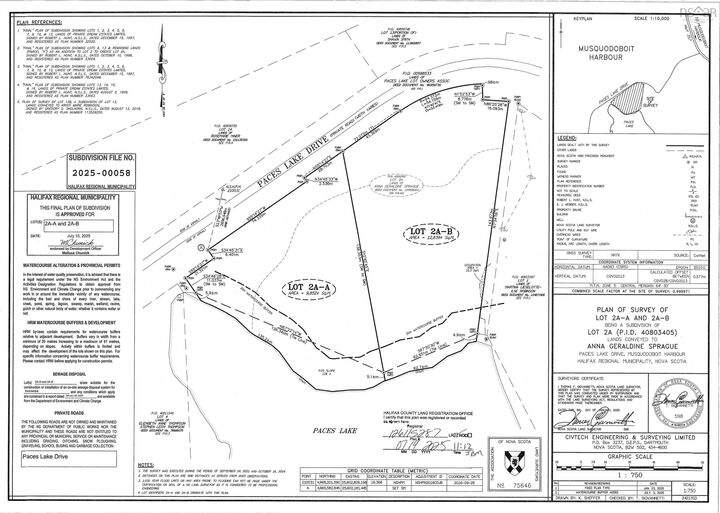 Lot 2A-A Paces Lake Drive  Musquodoboit Harbour NS B3M 0B7 photo