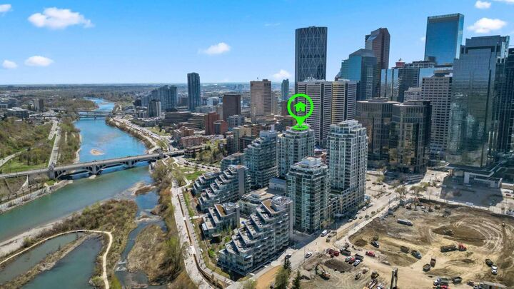 Property Photo:  222 Riverfront Avenue SW 319  AB T2P 0W3 
