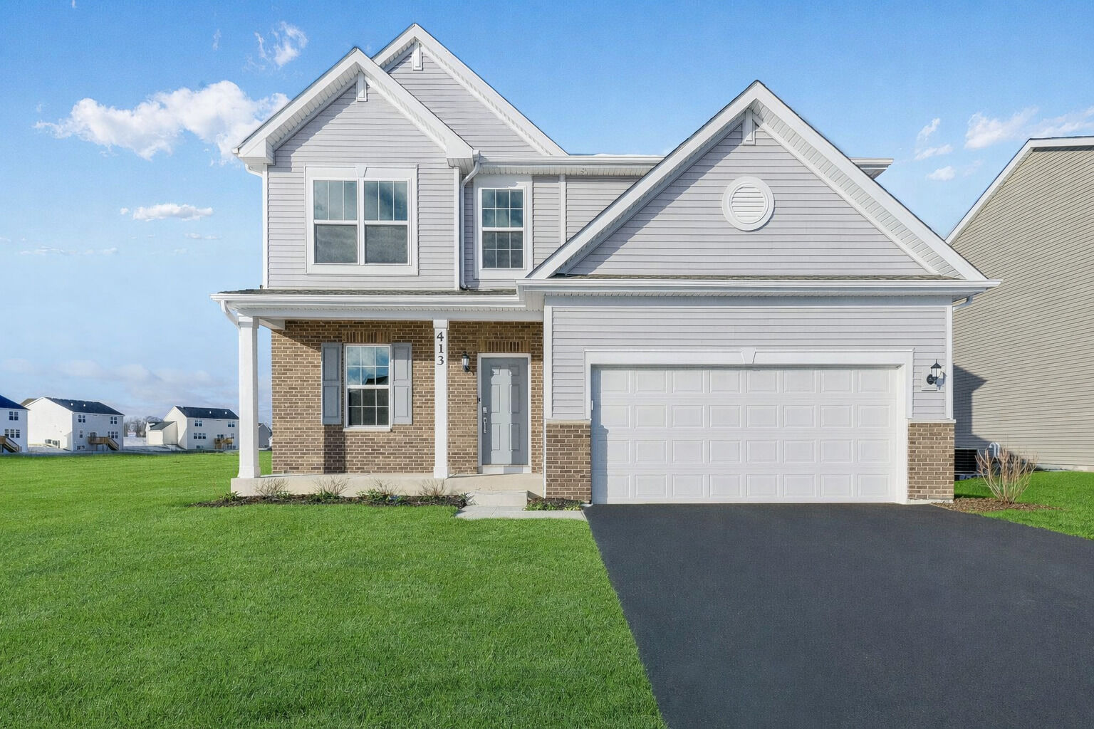 Property Photo:  413 Hathaway Lane  IL 60543 