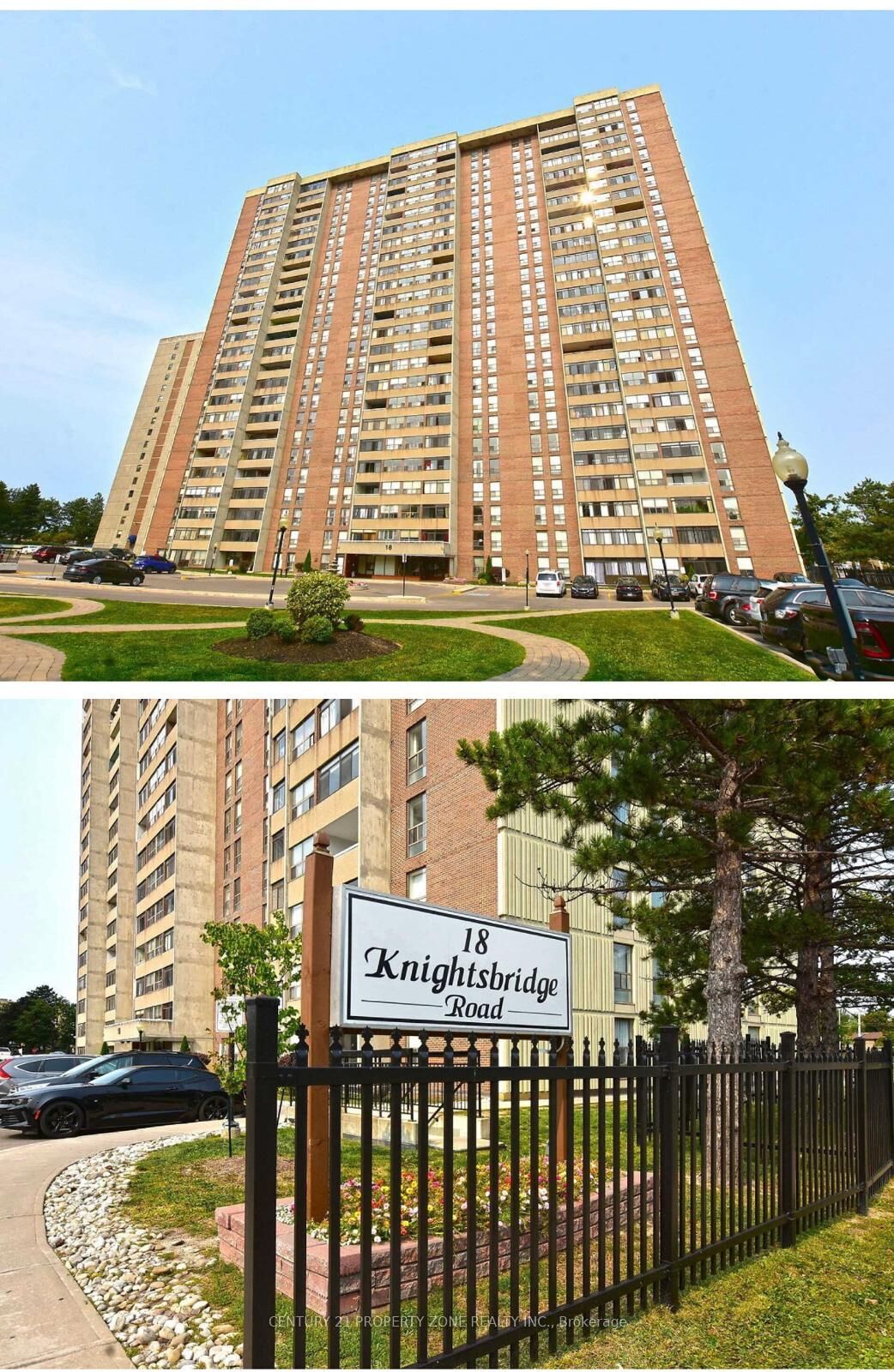 Property Photo: 18 Knightsbridge Road 1505 ON L6T 3X5