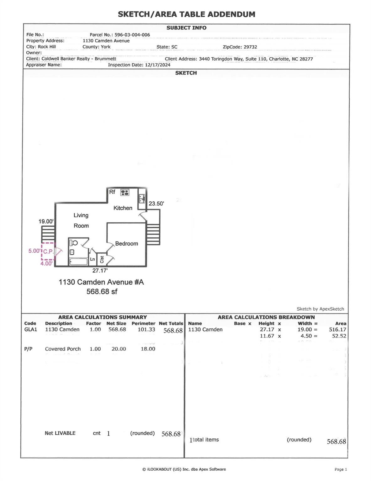 Property Photo: 1130 Camden Avenue A SC 29732