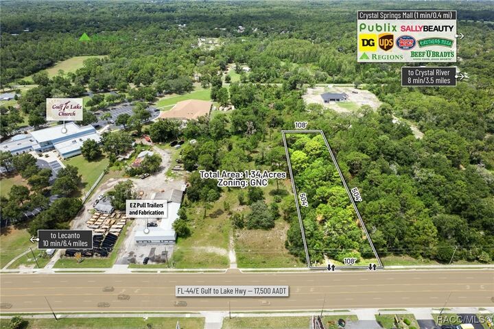 Property Photo: 6574 W Gulf To Lake Highway FL 34429