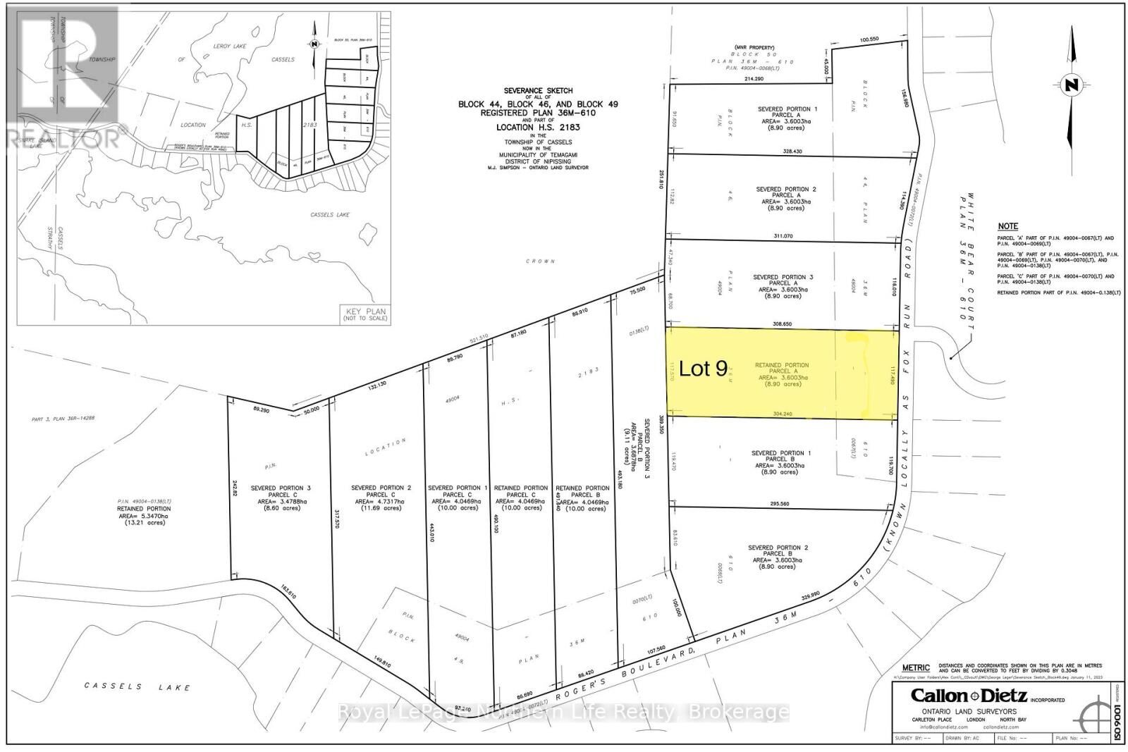 Property Photo:  Lot 9 Fox Run Drive  ON P0H 2H0 