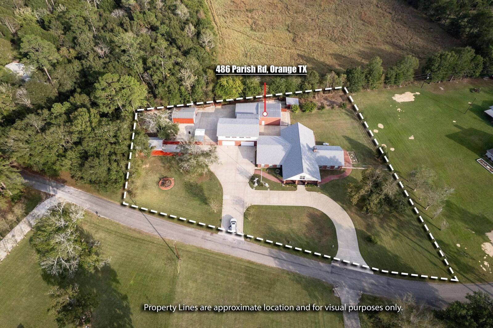 Property Photo:  486 Parish Rd  TX 77632-0262 