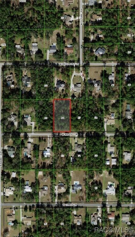 Property Photo: 2219 W Middle Lane FL 34461