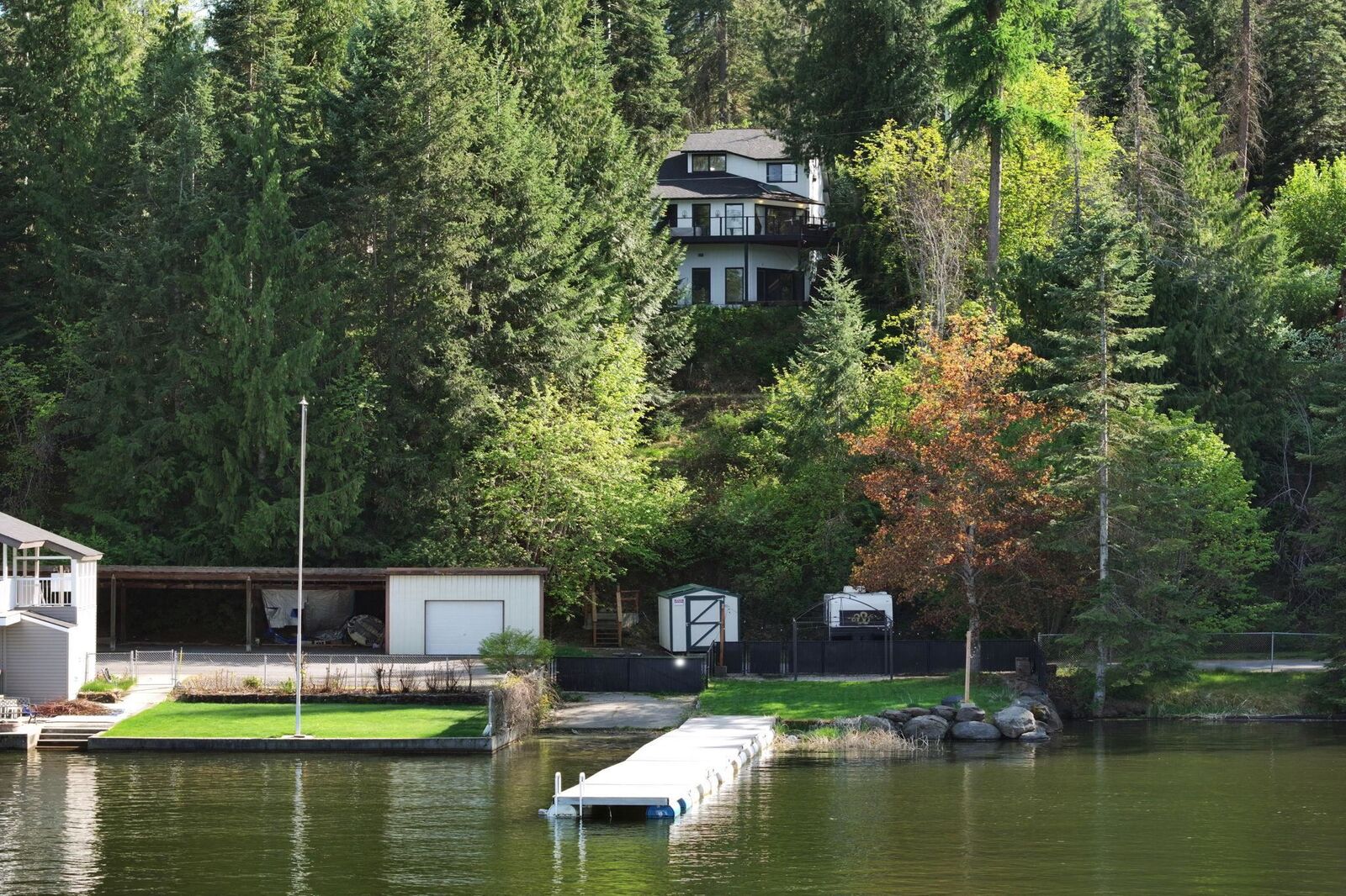 Property Photo:  11624 N West Newman Lake Rd  WA 99025 