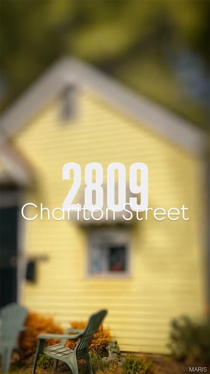 Property Photo: 2809 Chariton Street MO 63111