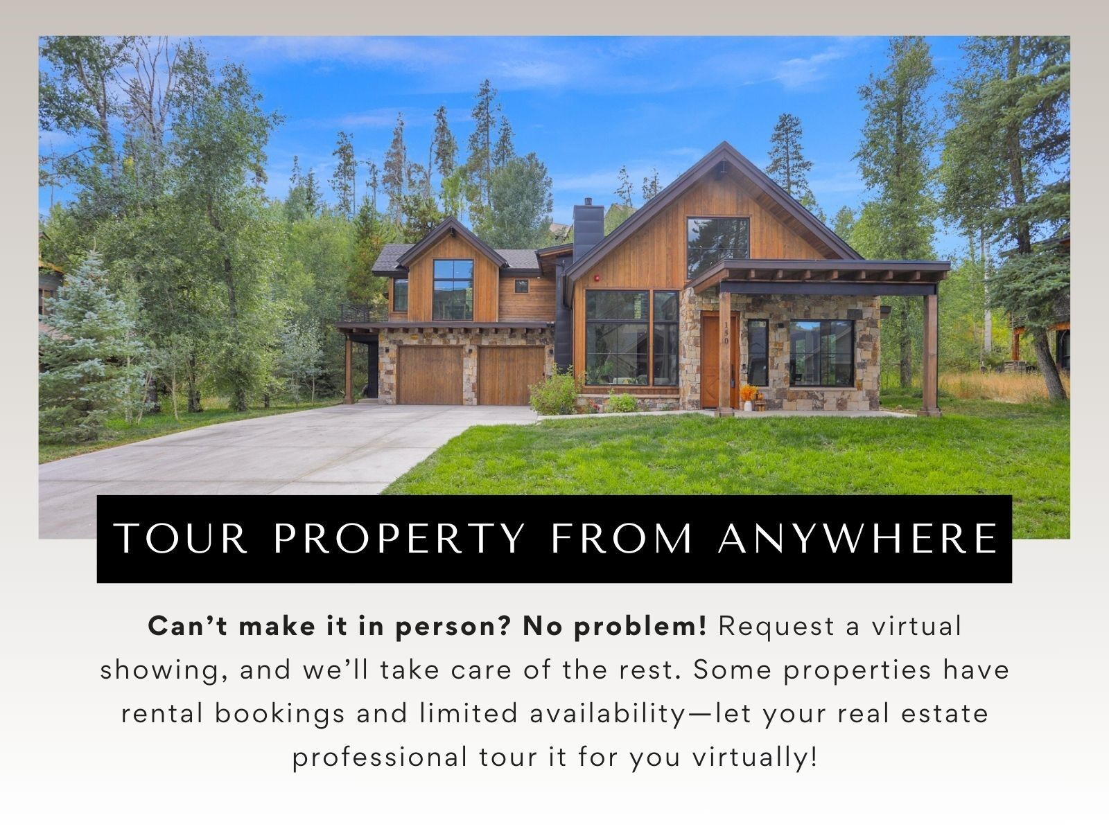 Property Photo: 150 Game Trail Road CO 80498