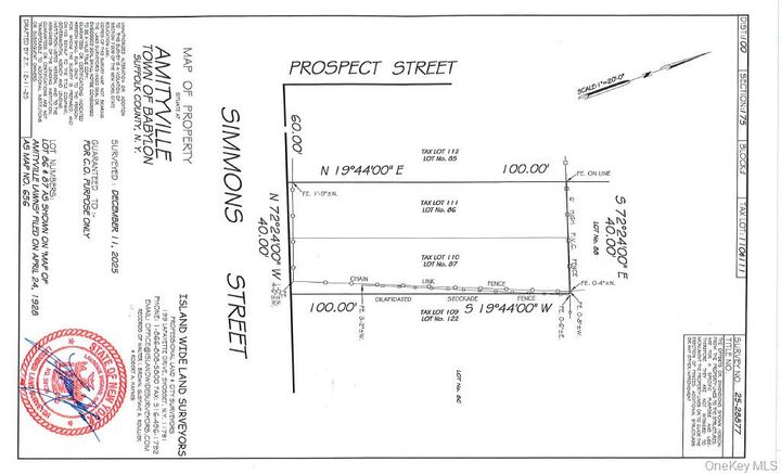 Property Photo:  0 Simmons Street  NY 11726 