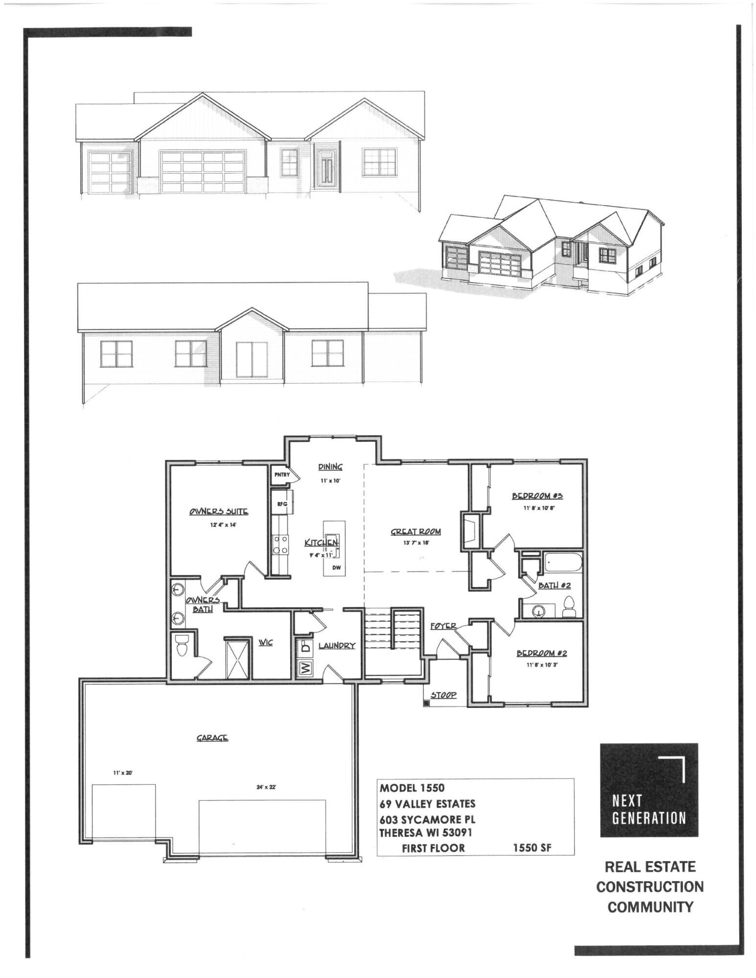 Property Photo:  603 Sycamore Pl  WI 53091 