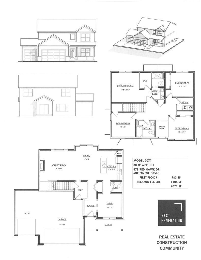 Property Photo: 878 Red Hawk Drive WI 53563