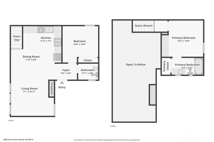 Property Photo:  8605  5th Avenue NE B  WA 98115 