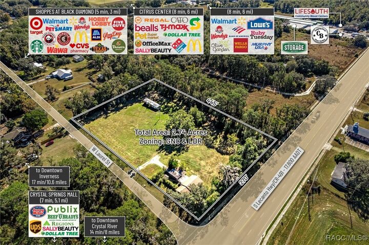 Property Photo:  3228 & 3164 W Laurel Street  FL 34461 