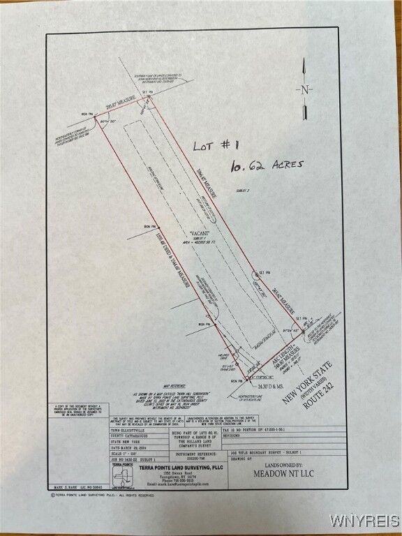 Property Photo: 6096 Nys Rte 242 Lot #1 NY 14731
