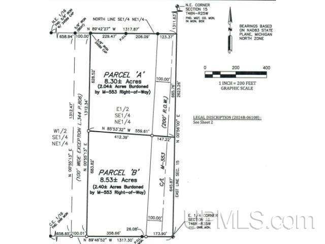Property Photo:  Parcel A M 553 Highway  MI 49841 