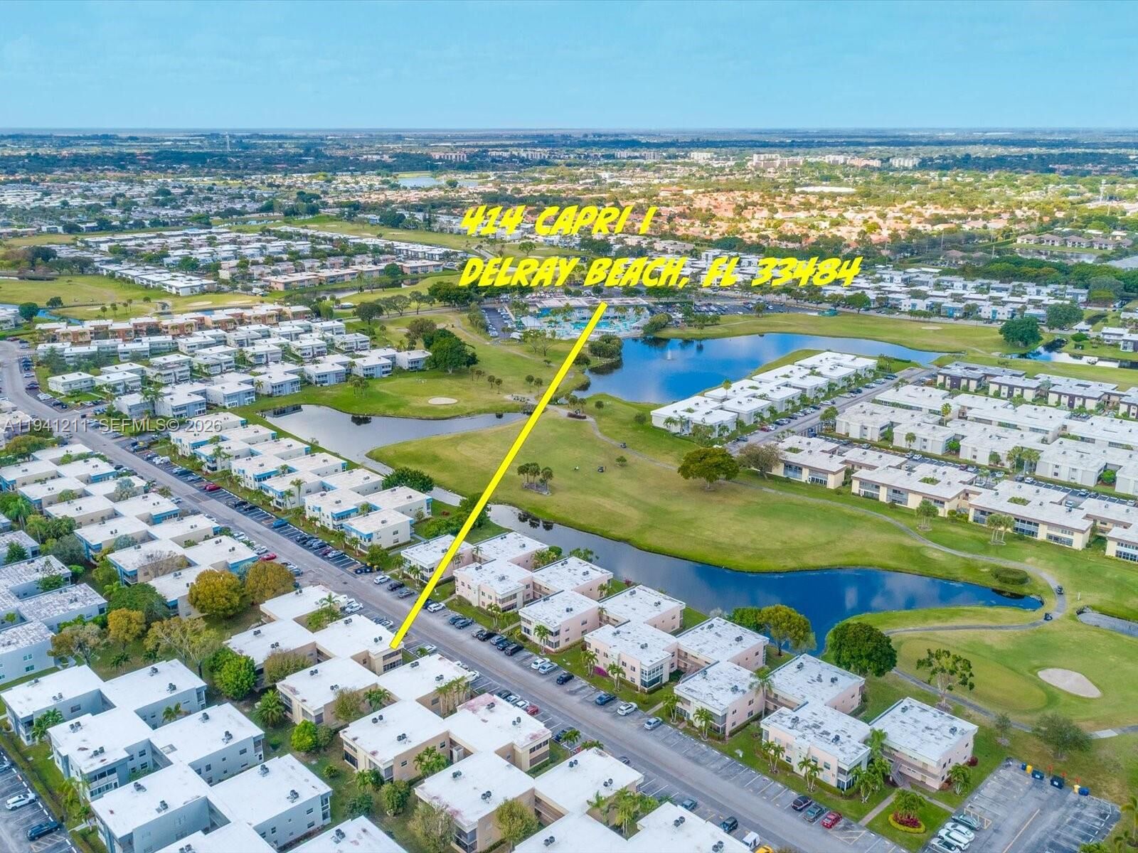 Property Photo: 414 Capri I 414 FL 33484