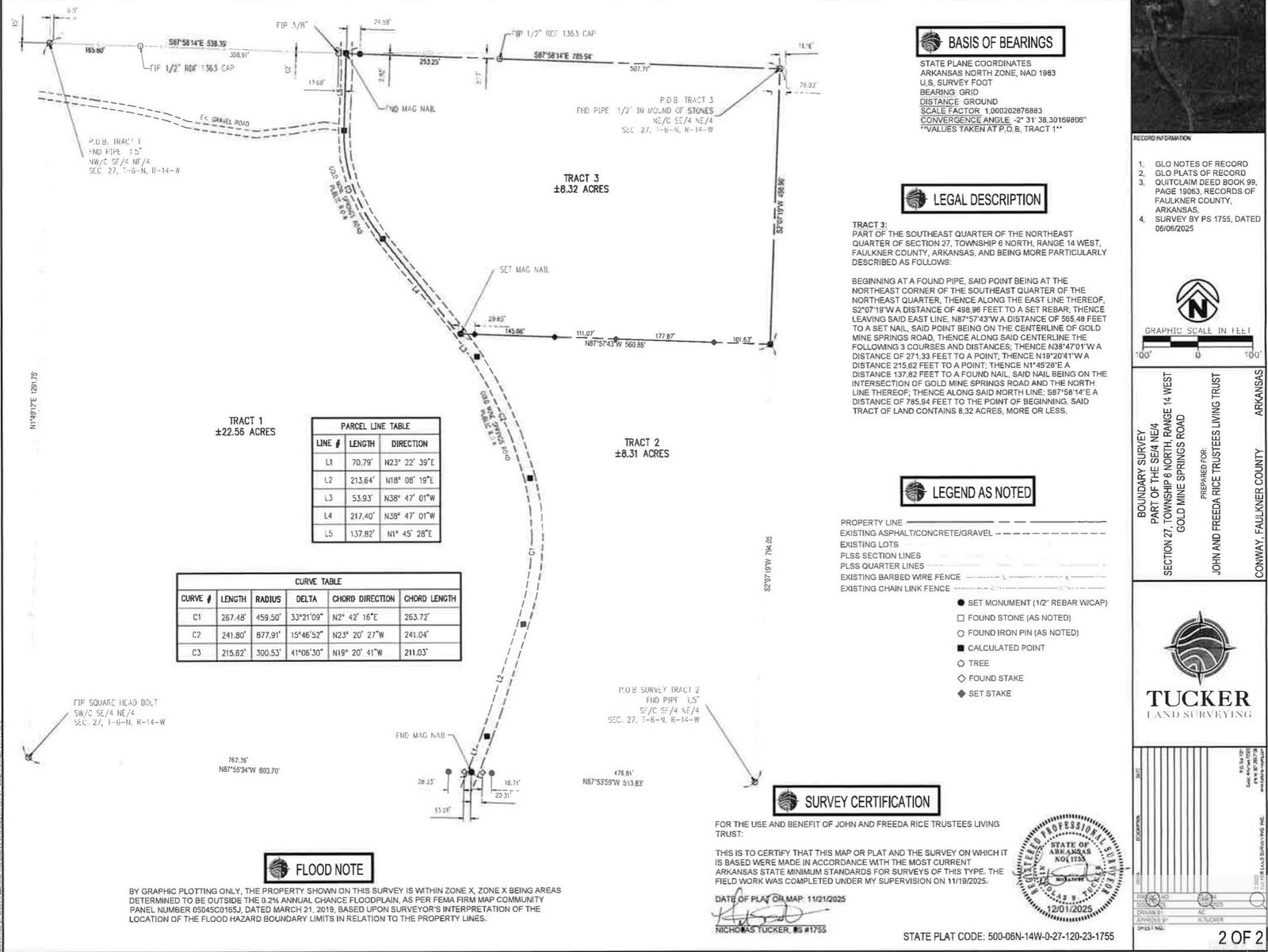 Property Photo:  Tract 3 Goldmine Springs Road  AR 72032 