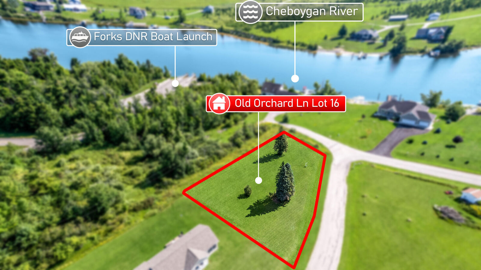 Property Photo: Lot 16 V/L Old Orchard Lane MI 49721