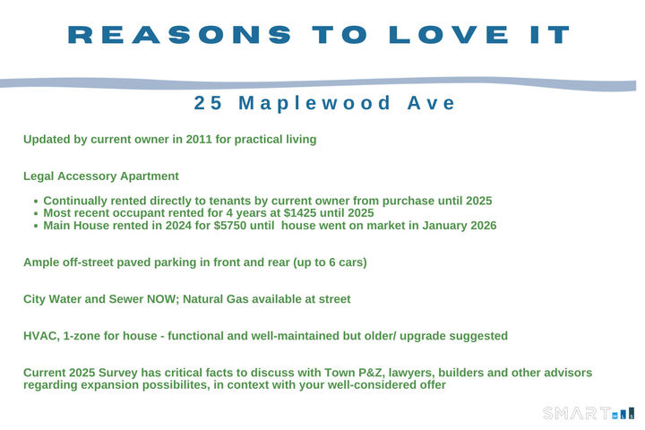 Property Photo:  25 Maplewood Avenue  CT 06880 