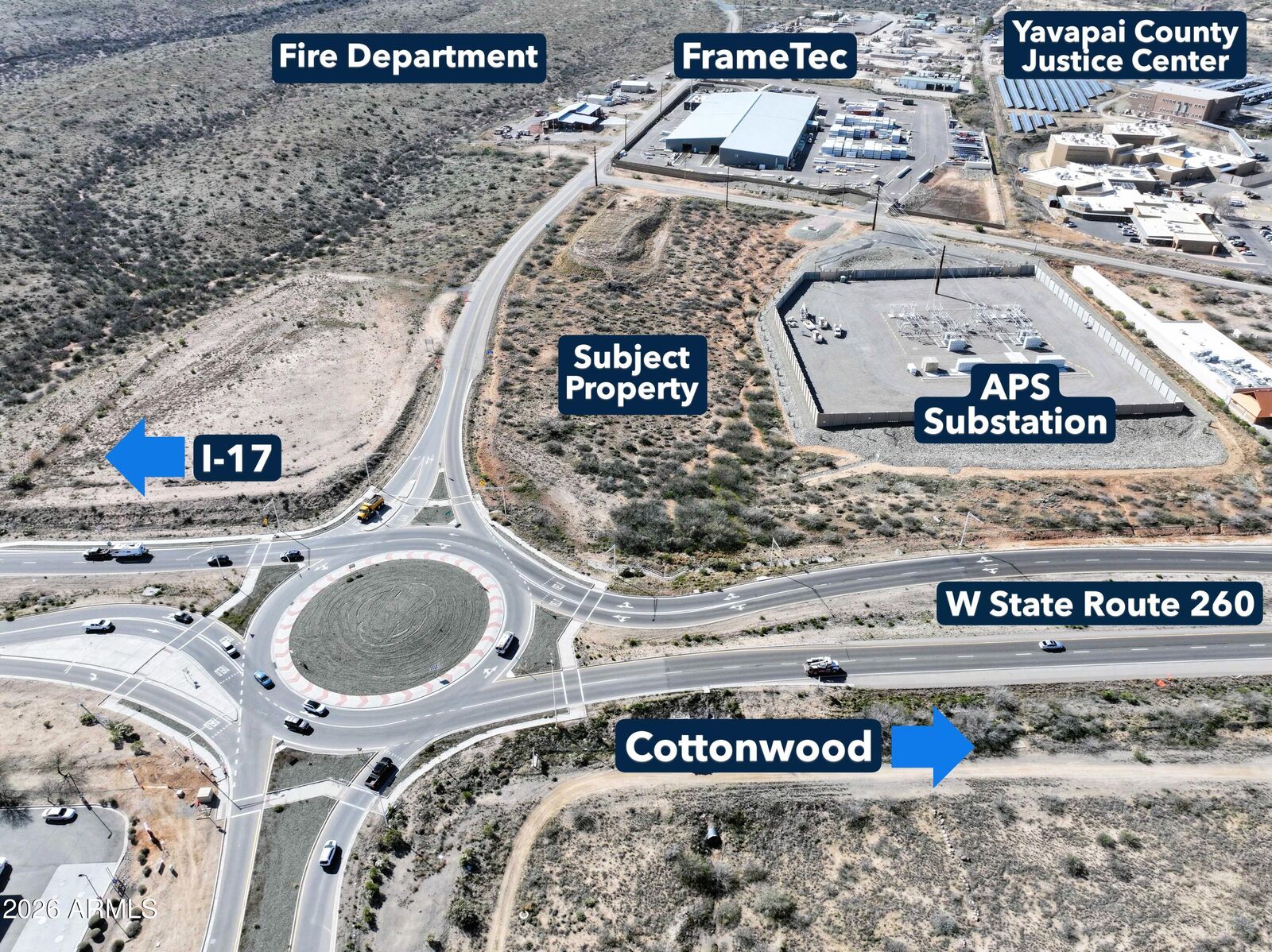 Property Photo:  Tbd W Cherry Creek Road -  AZ 86322 