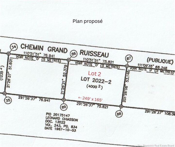 Property Photo: +- 4,000 Mc Chemin Grand Ruisseau NB E8T 2T7