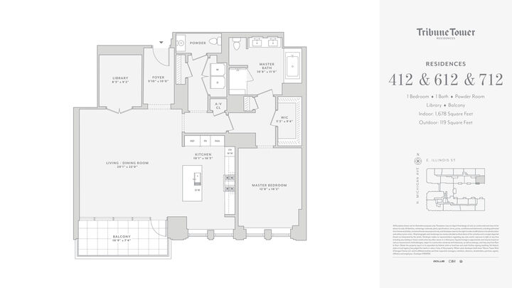 Property Photo:  435 N Michigan Avenue 412  IL 60611 