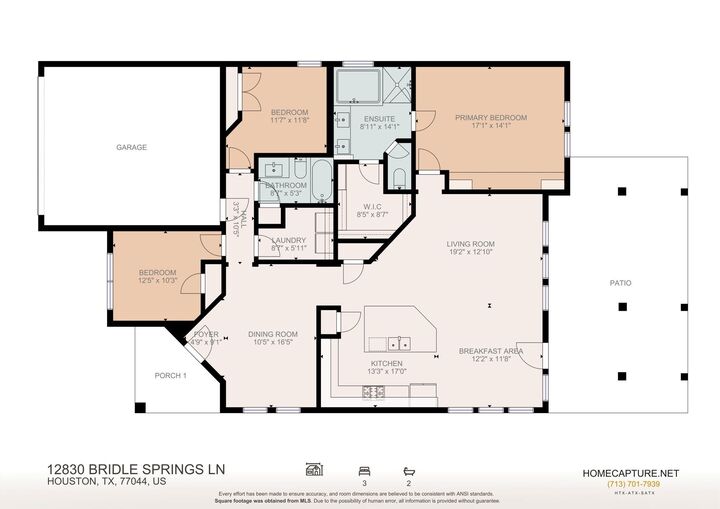 Property Photo: 12830 Bridle Springs Lane TX 77044