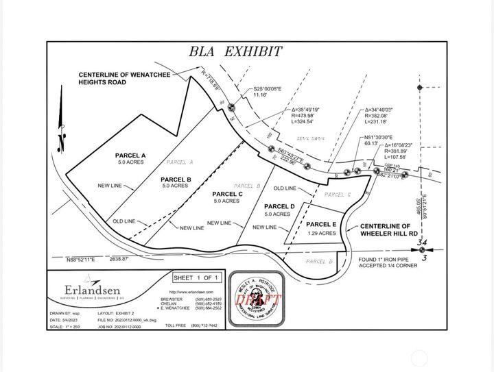 Property Photo:  5 Nna  Wheeler Hill Road Lot E  WA 98801 