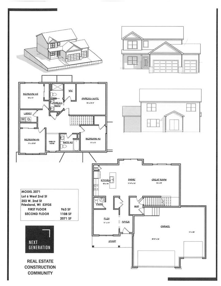 Property Photo:  203 West 2nd Street  WI 53935 