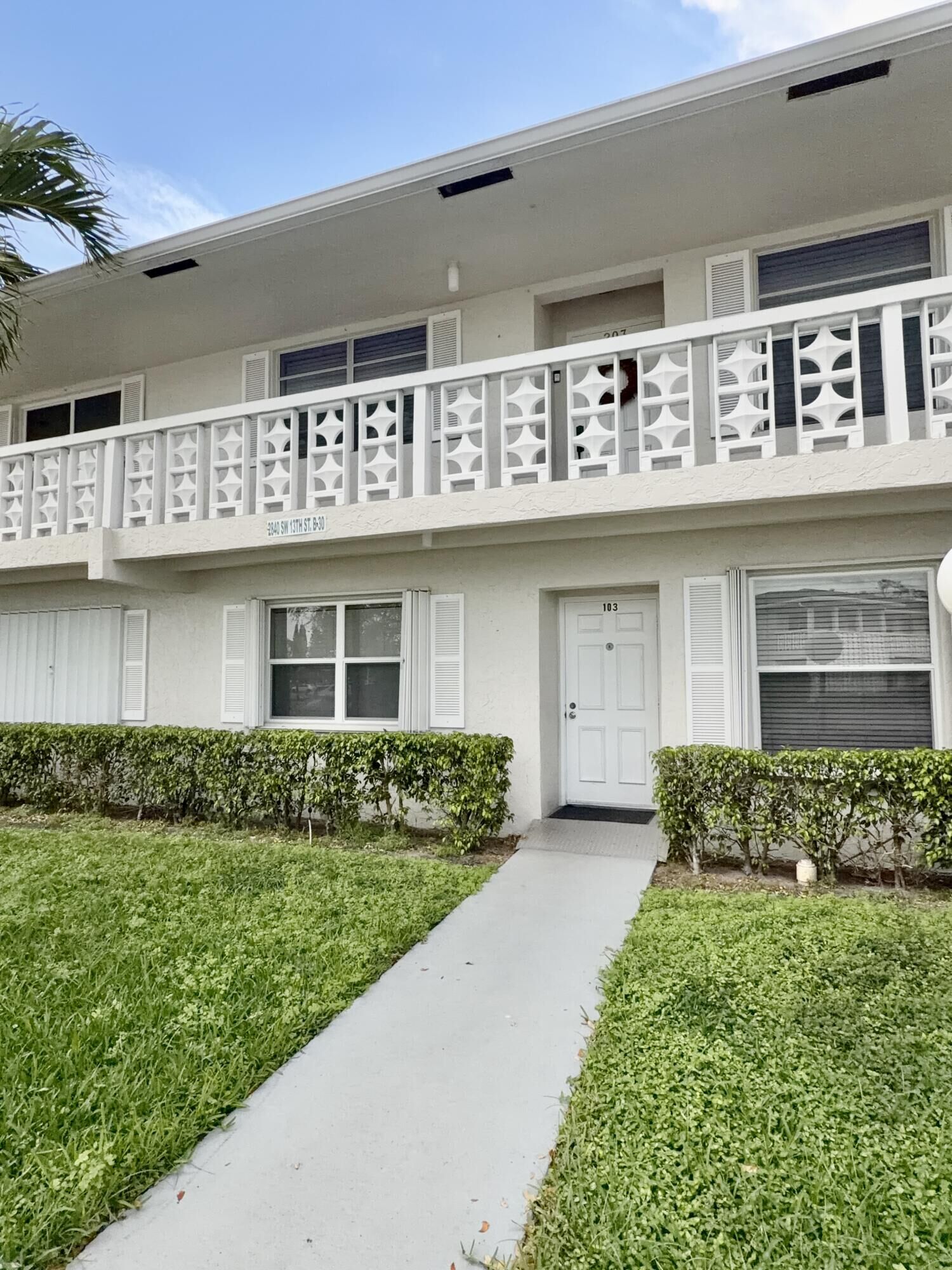 Property Photo: 2840 SW 13th Street 103 FL 33445