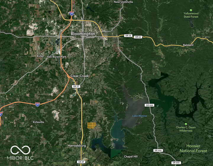 Property Photo:  8680 S Strain Ridge Road  IN 47401 