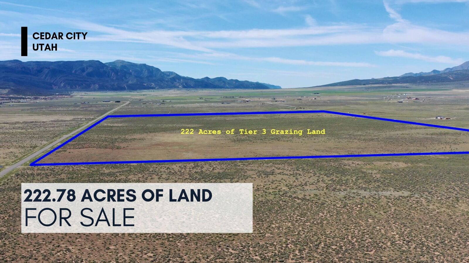 Property Photo:  223 Acres S 5700 W  UT 84720 