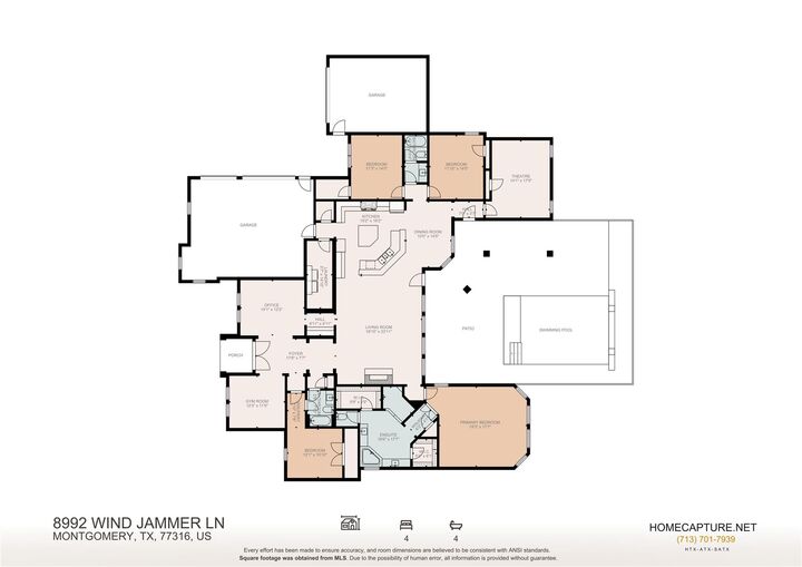 Property Photo:  8992 Wind Jammer Lane  TX 77316 