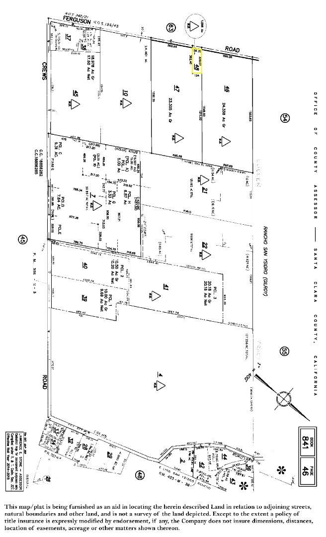 Property Photo:  0 Ferguson Road  CA 95020 