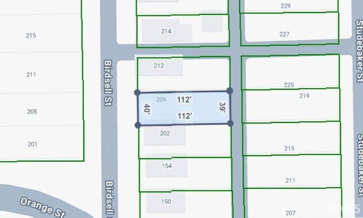 Property Photo:  V/L Adj 206 Birdsell Street  IN 46628 