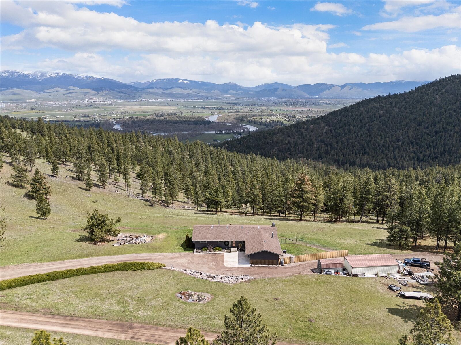 Property Photo:  3524 Crows Roost Road  MT 59804 