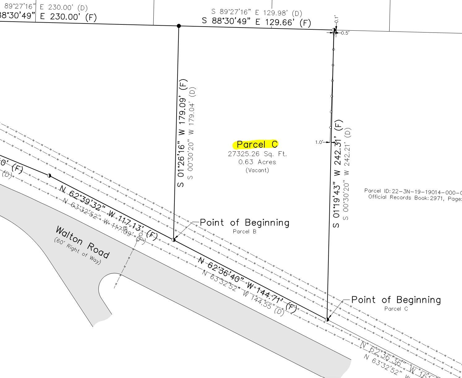 Property Photo:  Lot C .63 Acres On Walton Road  FL 32433 