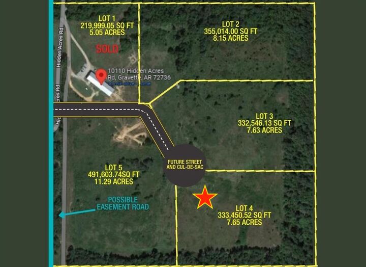 Property Photo: Lot 4 Amelia Court AR 72736