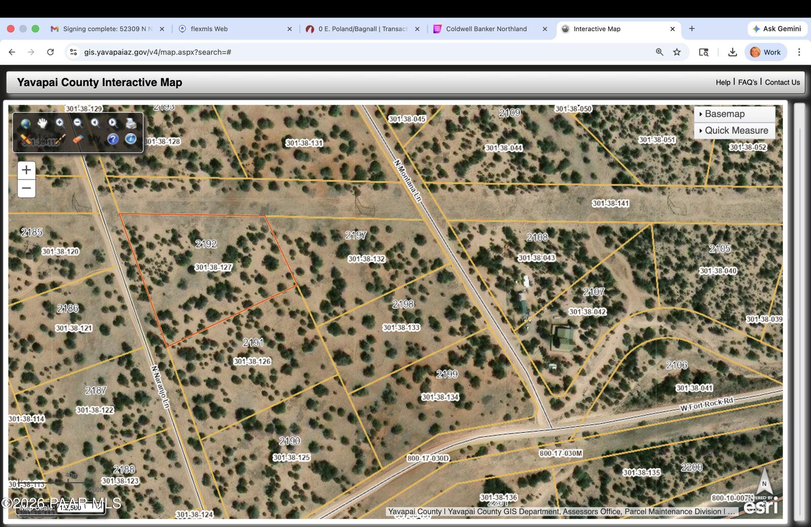 Property Photo:  52309 Naranjo Lane  AZ 86337 